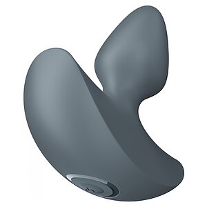 Satisfyer Absolute Beginners 1 — Plug Anal 12 Vibrații USB Gri Thumb 1