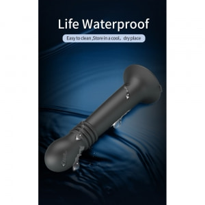 Pretty Love Stellan Vibrator 4 împingeri 4 Rotații Negru Thumb 13