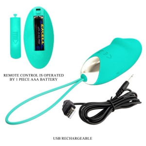 Pretty Love Julia – Ou Vibrator Verde, 12 Moduri, Control Thumb 4