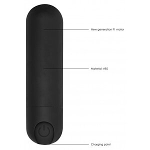 Vibrator 7 Speed Rechargeable Negru Thumb 5