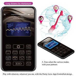 Pretty Love Egg Poulsen 12 Moduri, Reîncărcabil Roșu Thumb 31