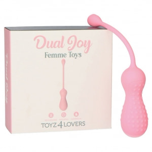 Dual Joy Stimulator Reîncărcabil cu Tijă Ergonomicã Roz Thumb 4