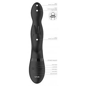 Vibrator Rabbit Niva Negru Thumb 7