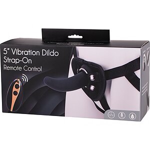 Strap-On Seven Creations Vibration Negru Thumb 1