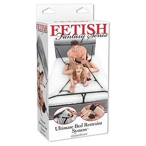 Set Ultimate Bed Restraint Fetish Fantasy Series Negru Thumb 4