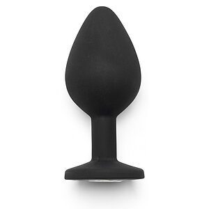 Anal Plug Diamond Jewel Medium Negru Thumb 1