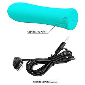 Pretty Love Alfreda Verde — Mini Vibrator 12 Moduri, Reîncărcabil Thumb 5