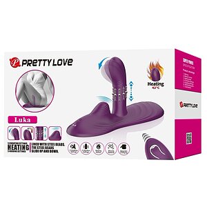 Pretty Love Luka - pad vibrator din silicon ergonomic Mov Thumb 7