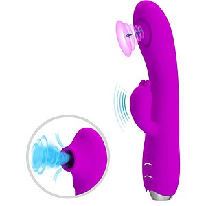 Vibrator Rabbit Pretty Love Regină Mov Thumb 1
