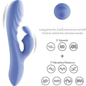 Lovetoy Swirl Vibrator Din silicon, 3+7, Reîncărcabil Thumb 18