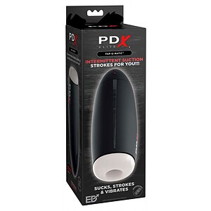 Fap-O-Matic PDX Elite — 5 Sucțiuni, 10 Vibrații Negru Thumb 2