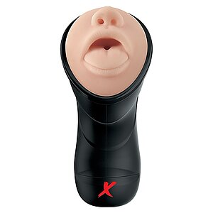 Elite Deep Vibrating Stroker Negru Thumb 1
