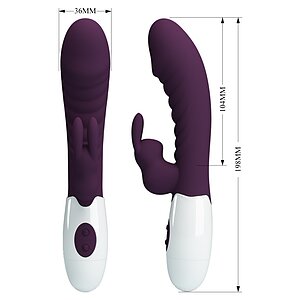 Pretty Love Naughty Bunny II, 30 Moduri, Stimulare Dublă Mov Thumb 9