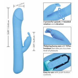 CalExotics Elite Rotating Rabbit Albastru - 10 Funcții Thumb 13