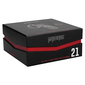 Cușcă de Castitate Man Cage Silicon Model 21 Negru Thumb 5