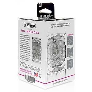 Fleshlight Quickshot Mia Malkova Compact 11 cm Transparent Thumb 6