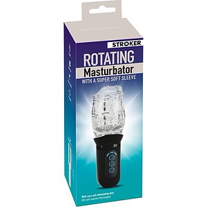 STROKER Masturbator Rotativ Transparent 4 Moduri Transparentă Thumb 7