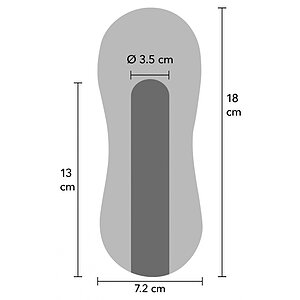 Hidden Desire Fusion Masturbator Compact cu Vibrator Thumb 1