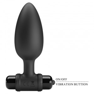 Debra Plug Anal Vibrant 10 Funcții, Flared — Negru Thumb 5