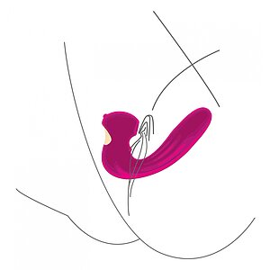 Celestial Love Vibe Stimulator Fuchsia Thumb 6