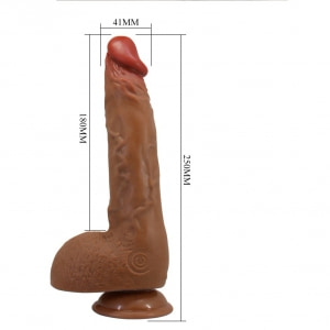 Debra Wilks 25cm Rotativ cu Vibrații și Ventuză Thumb 9