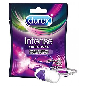 Durex Intense Vibrations Inel Vibrator 20 Min Discret Transparent Thumb 3