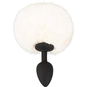 Coadă Pufoasă White S – Plug Flexibil Din silicon, 14.2 cm Alb Thumb 4