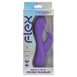Flex Bend Hold Vibrator Dual 10 Moduri IPX7 Reîncărcabil Mov Thumb 11