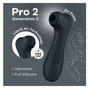 Satisfyer Pro 2 Generation 3 With Liquid Air Dark Grey Gri Thumb 1