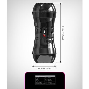 PDX Extreme - Masturbator Dublu 2 Capete, Auto-lubrifiere Flesh Thumb 5