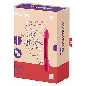 Multi Vibrator Satisfyer Elastic Joy Roșu Thumb 5