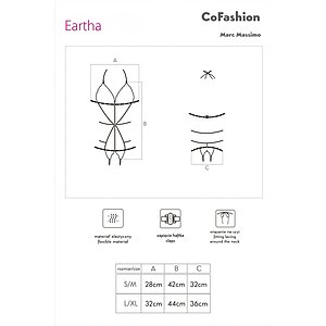 Body CoFashion Eartha Negru L-XL Thumb 2