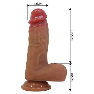 Pretty Love curtis 6.8 - Dildo Din silicon cu Ventuză Thumb 2