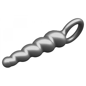 ToyJoy Plug Anal Din silicon Metalizat, Diam. 2.9 cm, Gri Thumb 4