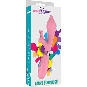 Vibrator ToyJoy Love Rabbit Roz Reîncărcabil Thumb 11