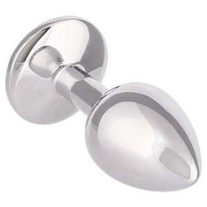 Dop Anal Jewel Mic cu Cristal Ametist, Elegant Argintiu Thumb 5