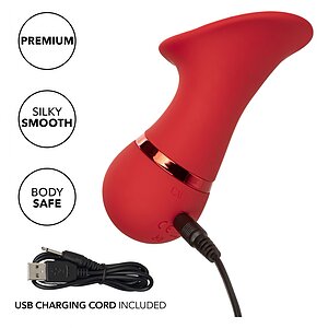 Vibrator Clitoris French Kiss Seducer Roșu Thumb 8