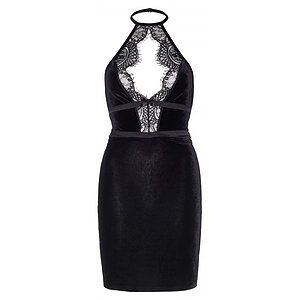 Rochie Leg Avenue Jasmine Velvet Negru S Thumb 4