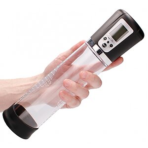 Premium Rechargeable Automatic LCD Pump - Transparent Thumb 2