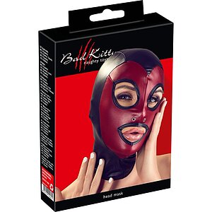 Cagulă Bad Kitty Head Mask Vișiniu Negru Thumb 3