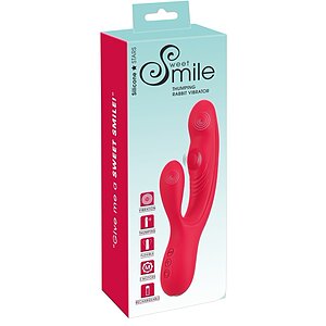 Sweet Smile Thumping Rabbit — 10+5 Moduri, Reîncărcabil Roșu Thumb 7