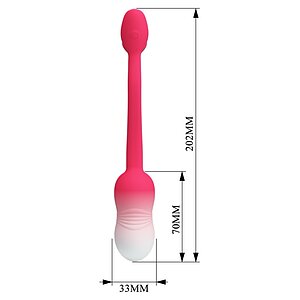 Pretty Love Egg Poulsen 12 Moduri, Reîncărcabil Roșu Thumb 15