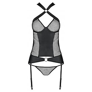 Corset Passion Amanda Negru L-XL Thumb 2