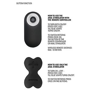 Vibrator Anal No. 78 Rechargeable Negru Thumb 8