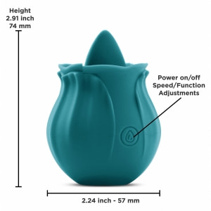 INYA The Kiss - Stimulator Clitoral Reîncărcabil Verde Thumb 1