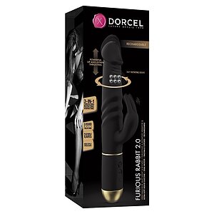 Vibrator Furious Rabbit Negru Thumb 5