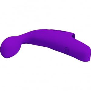 Pretty Love Gorgon Vibrator Pentru Deget Reîncărcabil 10 Moduri Mov Thumb 4