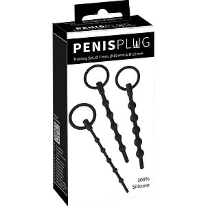 PenisPlug Training Set x 3 Negru Thumb 7