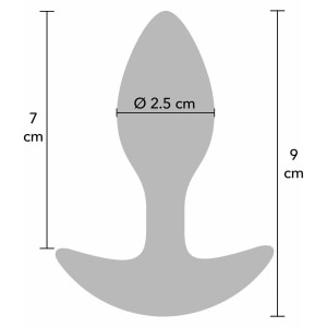 Plug Anal Cu Greutate 90g – Hidden Desire Extreme Negru Thumb 4