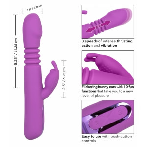 Elite Thrusting Rabbit Mov, 3 Viteze Thrust și 13 Moduri Vibrație Thumb 19